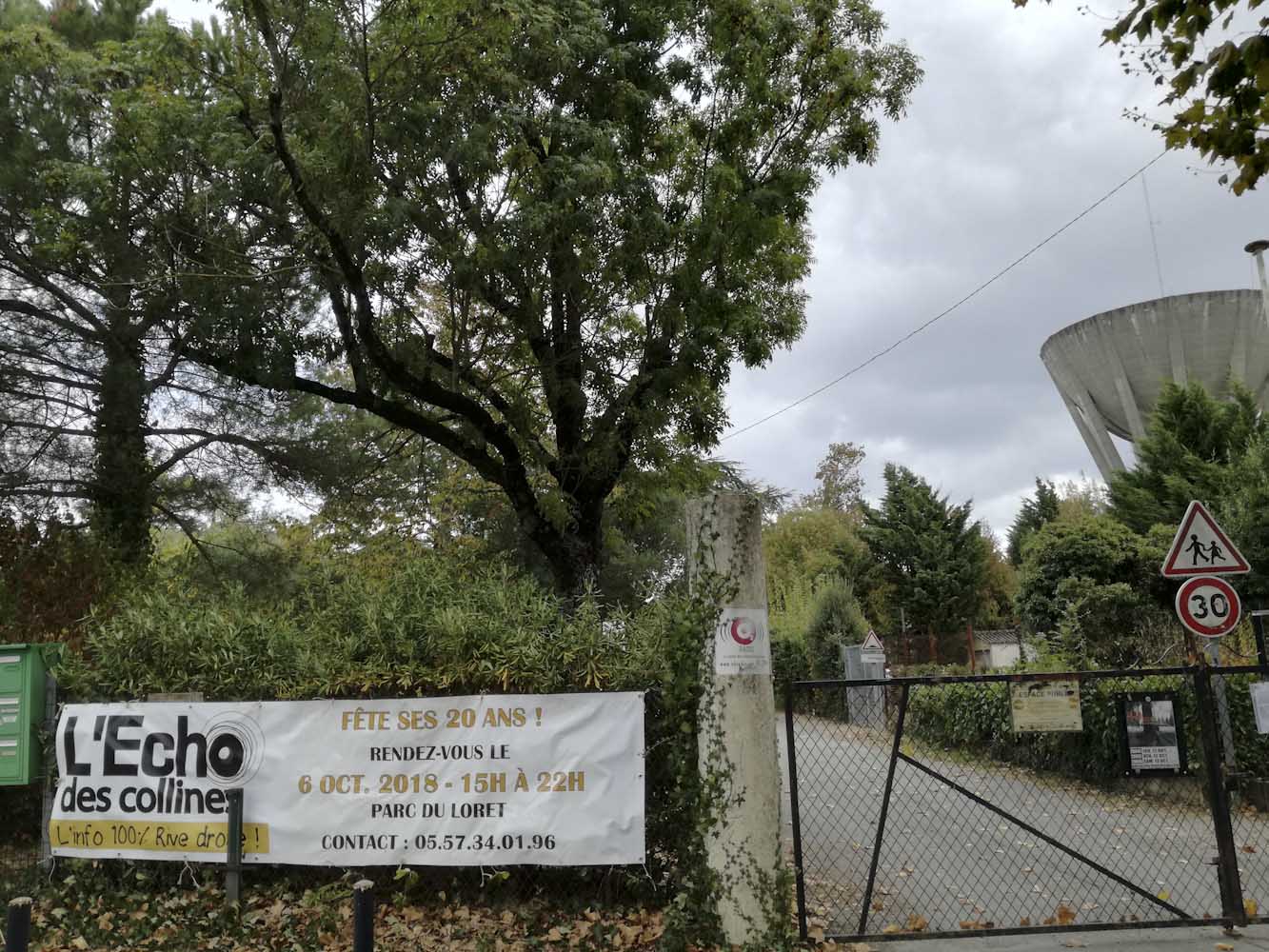 Accueil au parc du Loret pour la fête des 20 ans de l'Echo des Collines