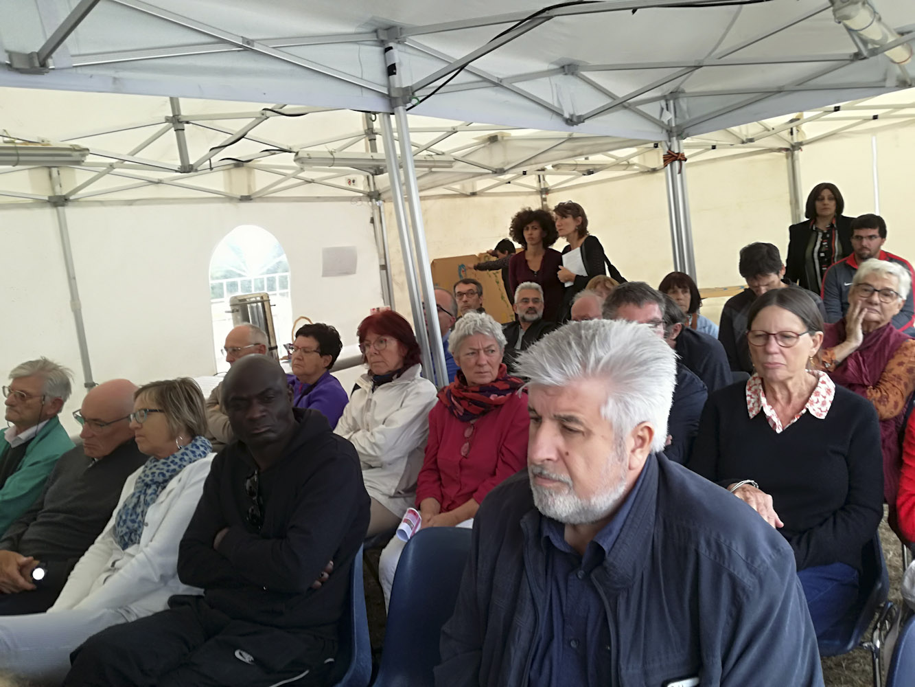 Des lecteurs – partenaires réunis au parc du Loret