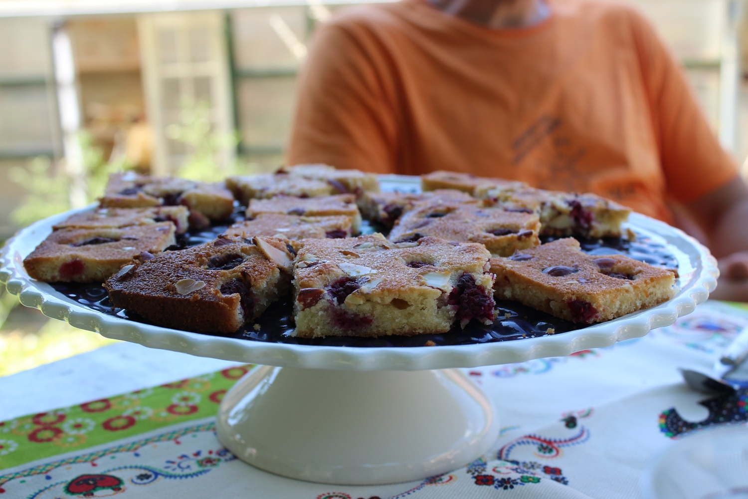 sablé aux framboises préparé par Lucas