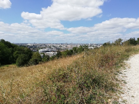 Vue sur Bordeaux depuis Tranchère