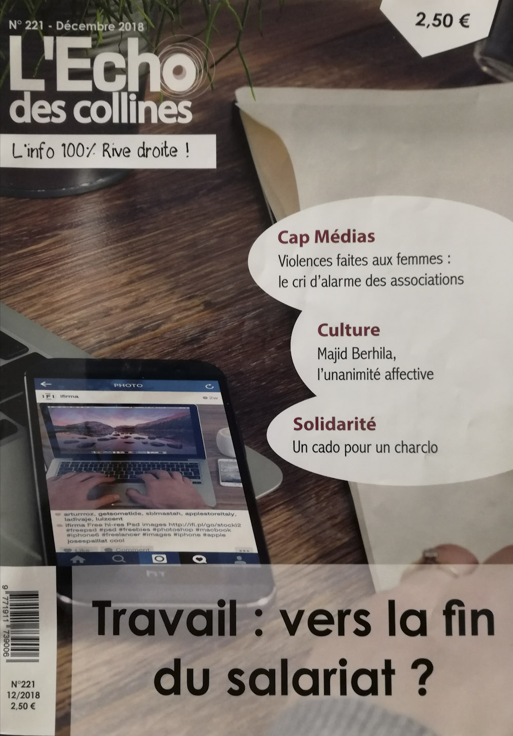 La couv' du numéro de décembre 2018