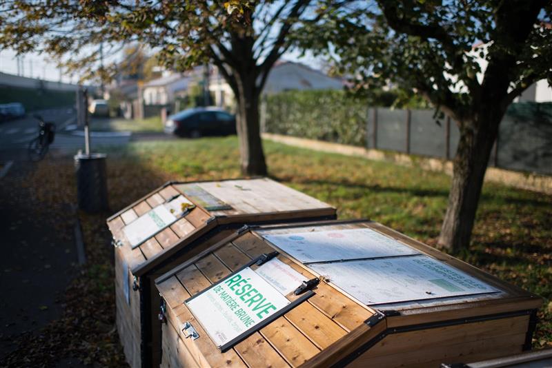 Composteurs de la place Dormoy