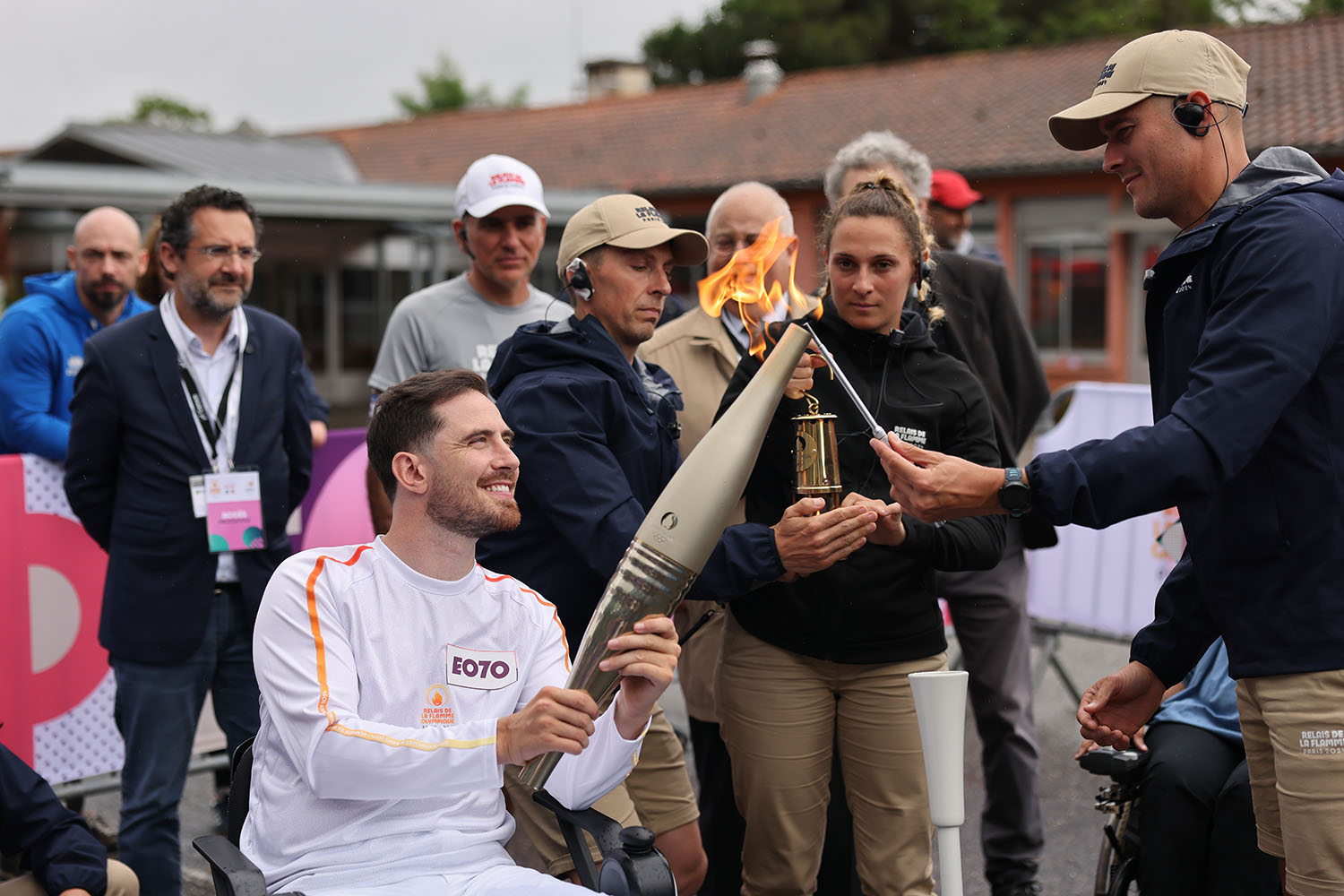 Allumage de la flamme