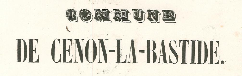 Commune de Cénon-La-Bastide