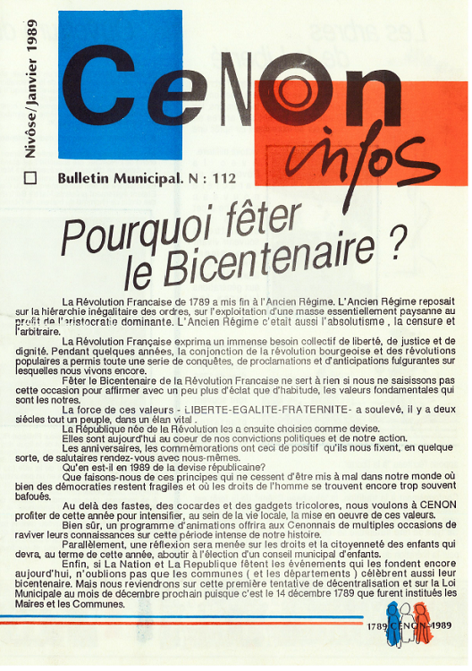 Cenon infos 1989