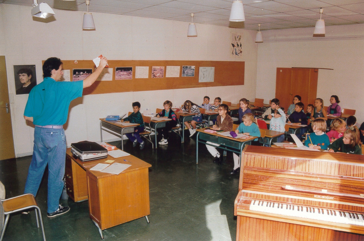 classe de solfège à l'école René Cassagne II