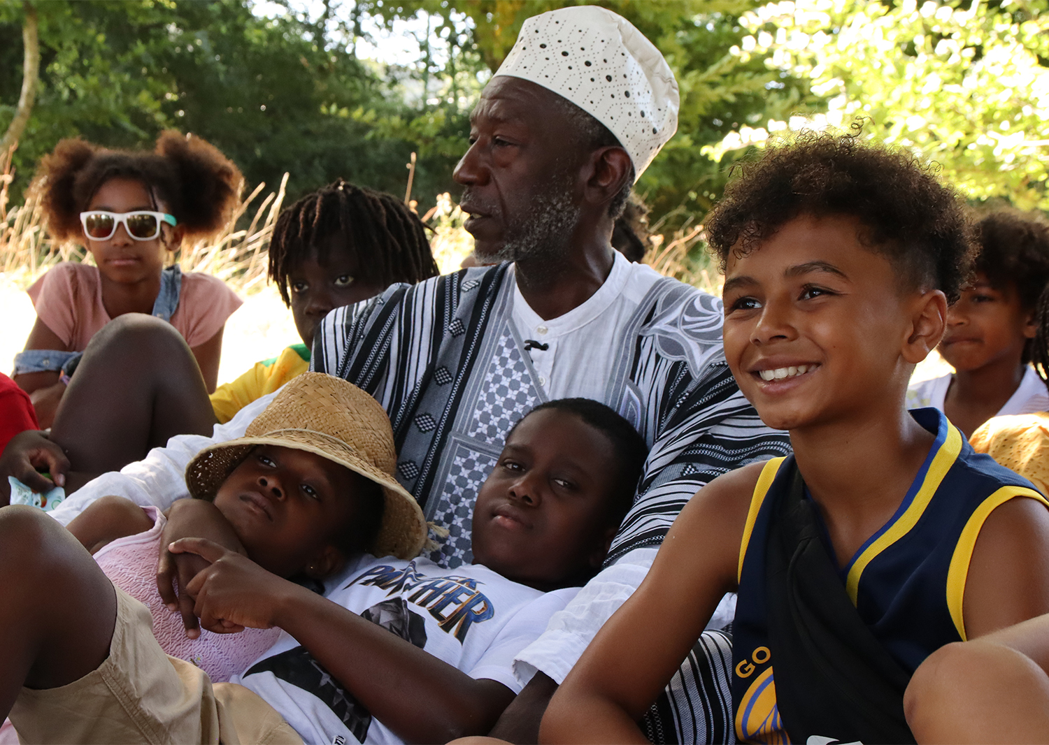 Enfants de Sénéfesti et Cheich Sow