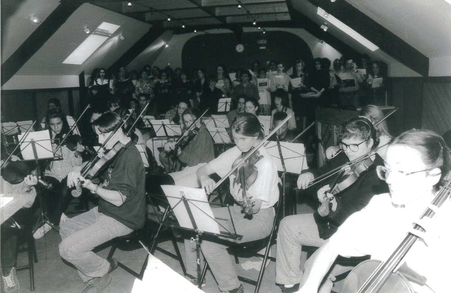 Répétition dans l'auditorium 1994