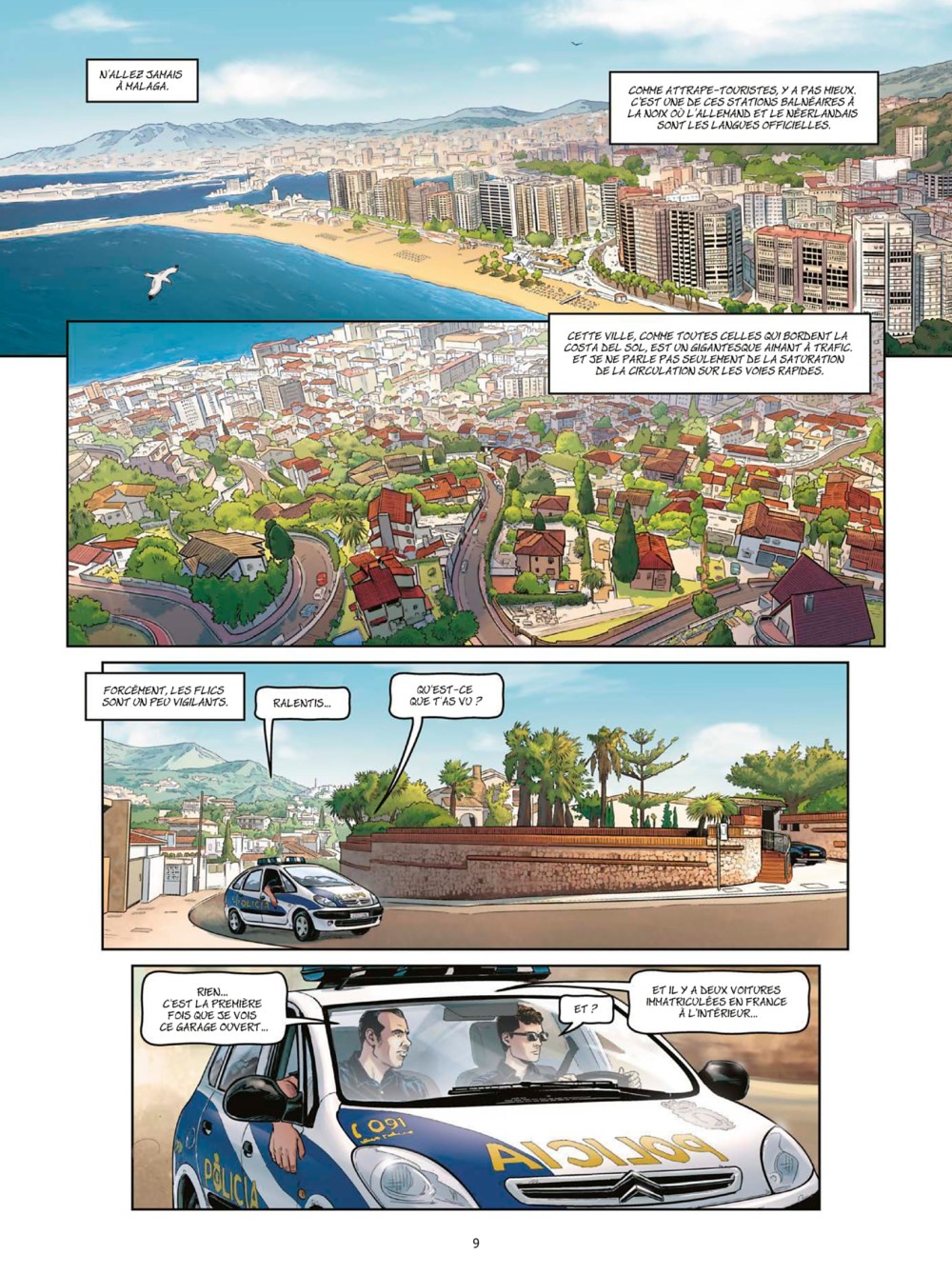 planche BD de Flic à la PJ