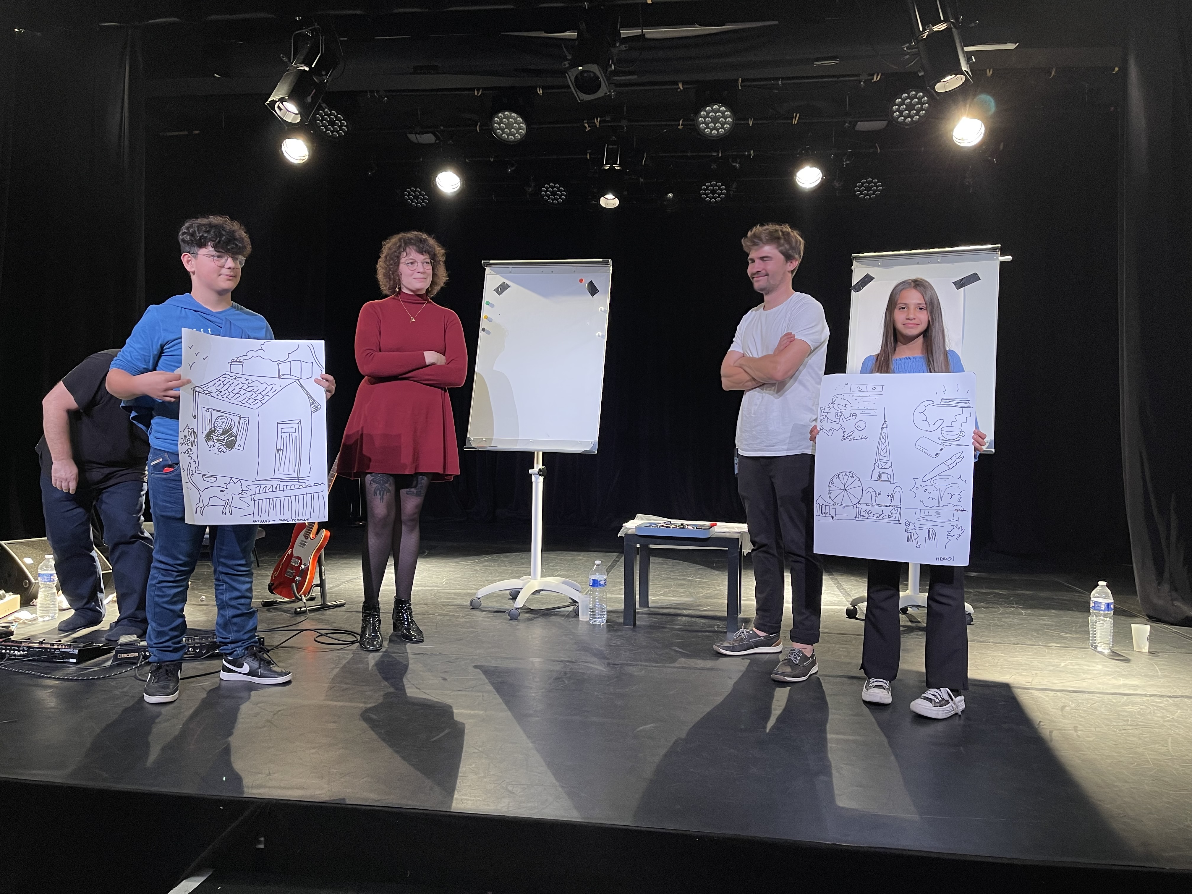 Battle de dessin sur la consigne : représenter votre pays d'origine