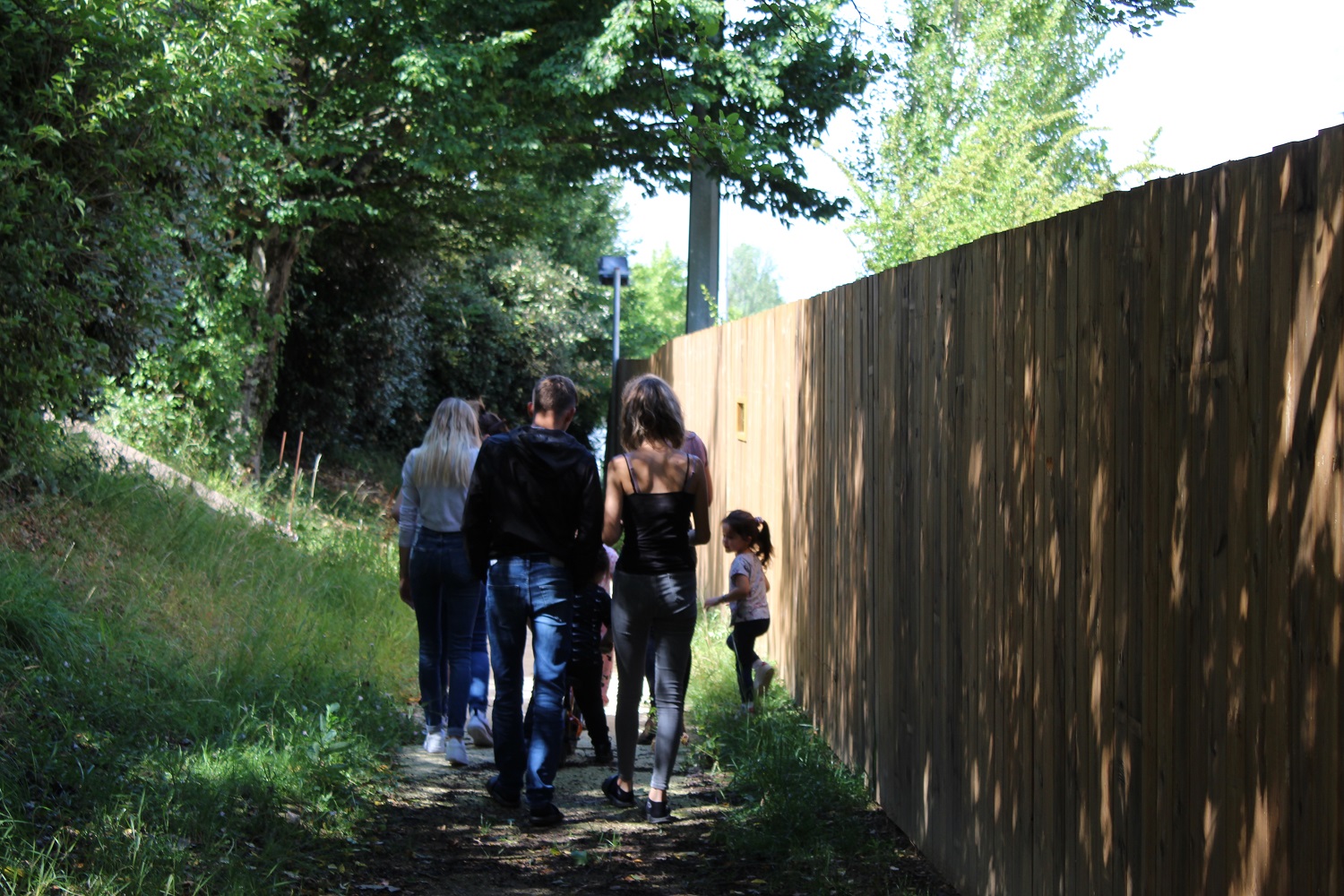 promenade le long de la butte