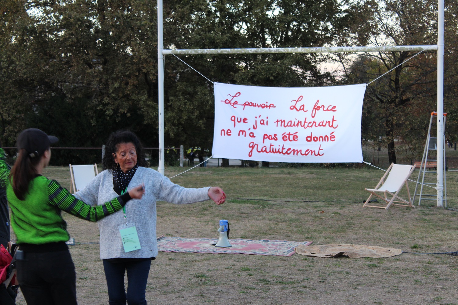 performance de Kubra Khademi