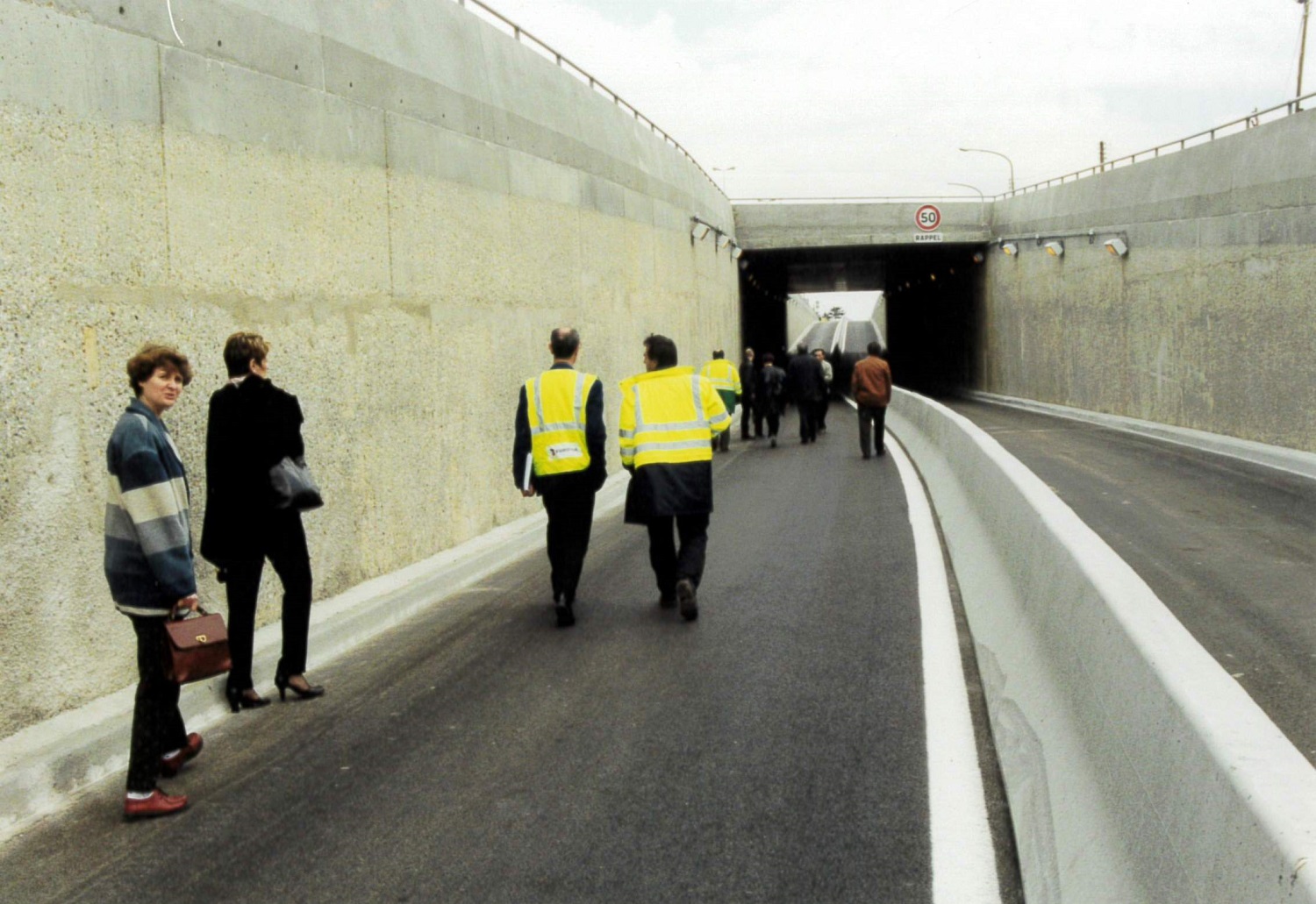 Inauguration du trémie 