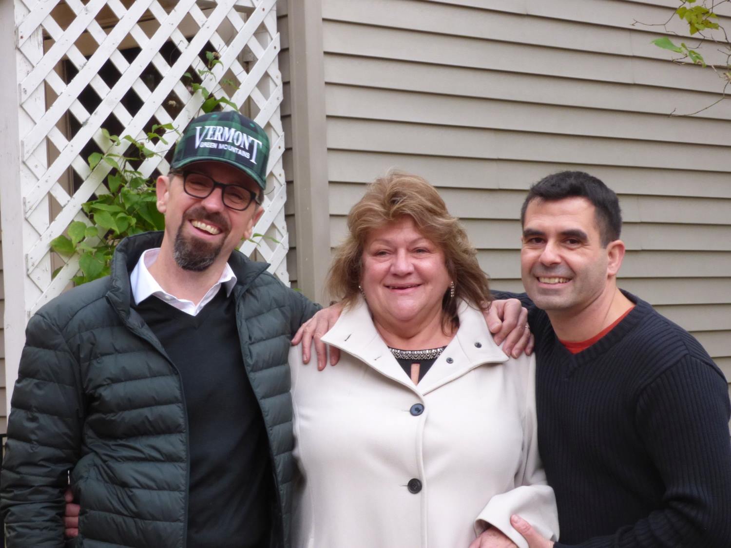 Joan entourée par les professeurs francais