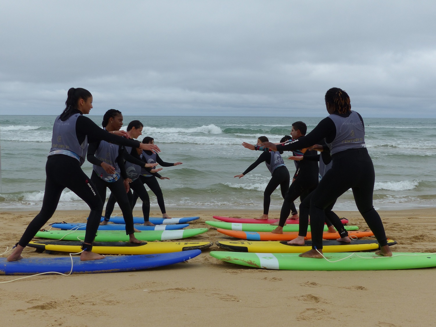 une sensibilisation éco- surf avec surf insertion