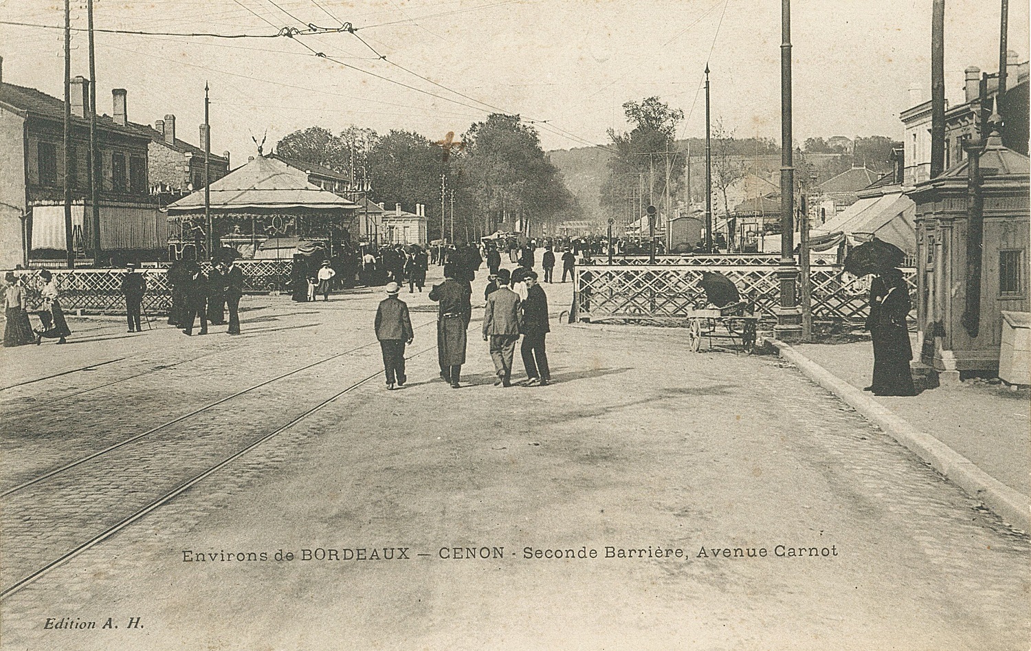 avenue carnot carte postale ancienne