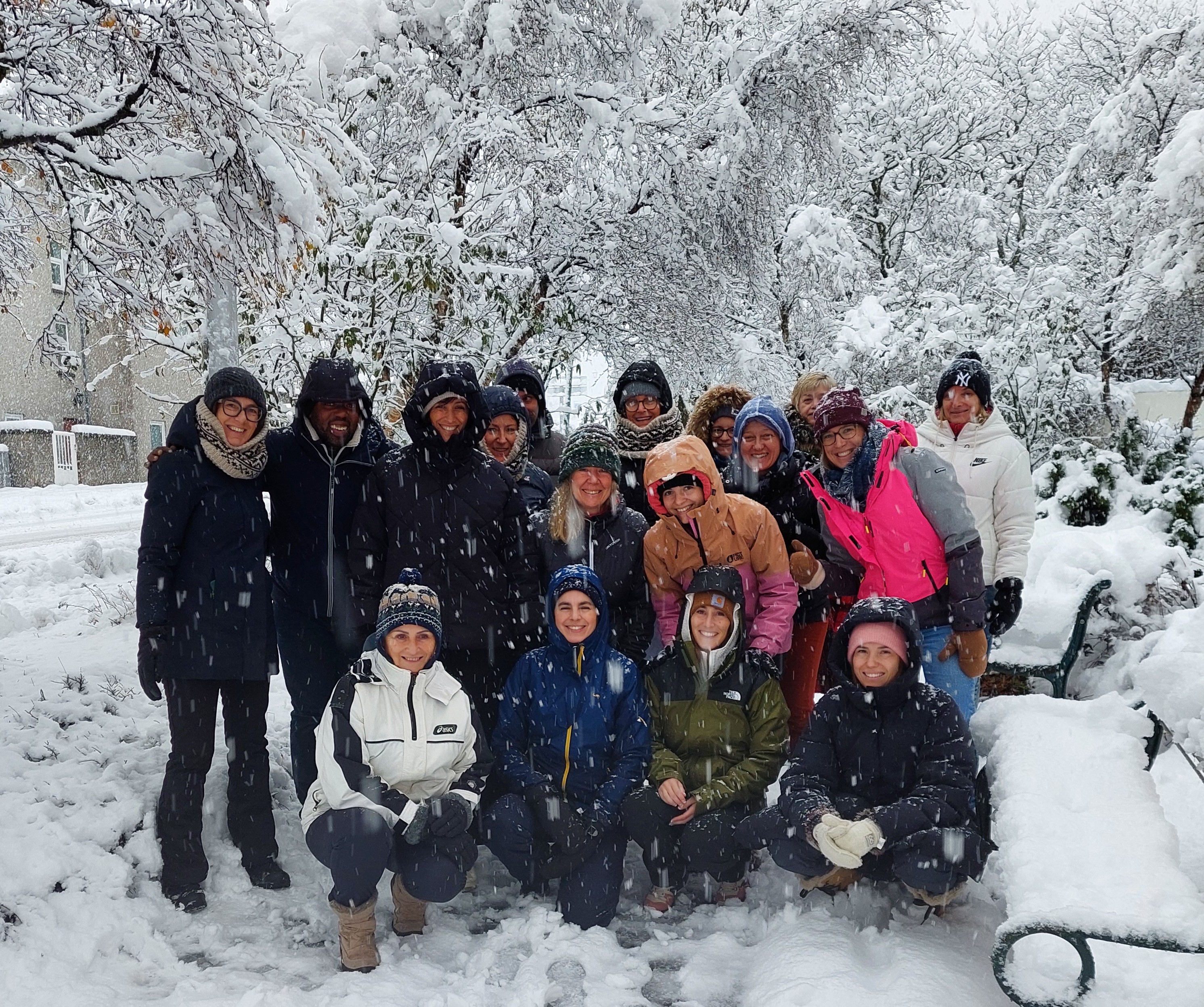 Groupe d'enseignants en Islande