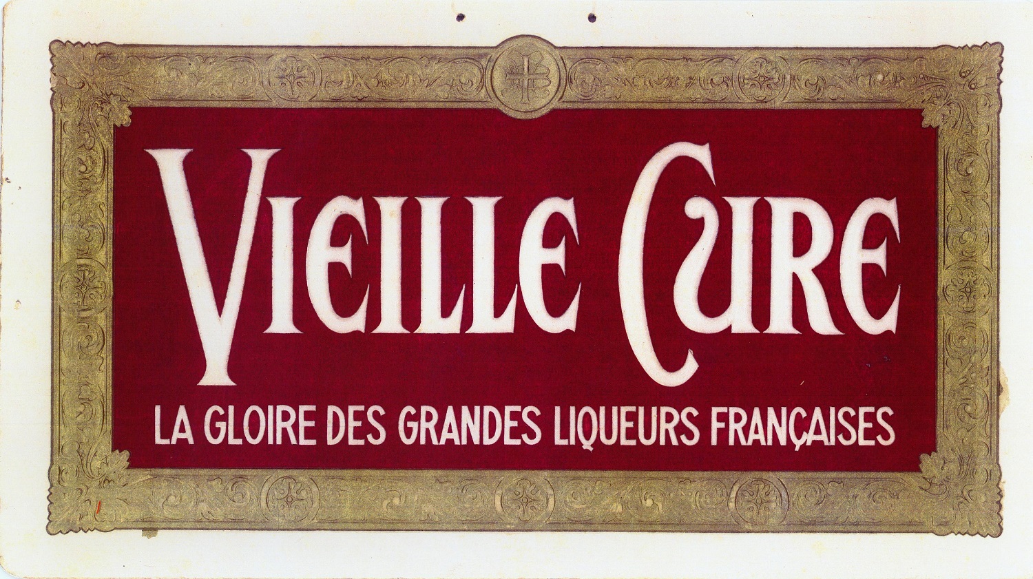 étiquette bouteille Vielle Cure
