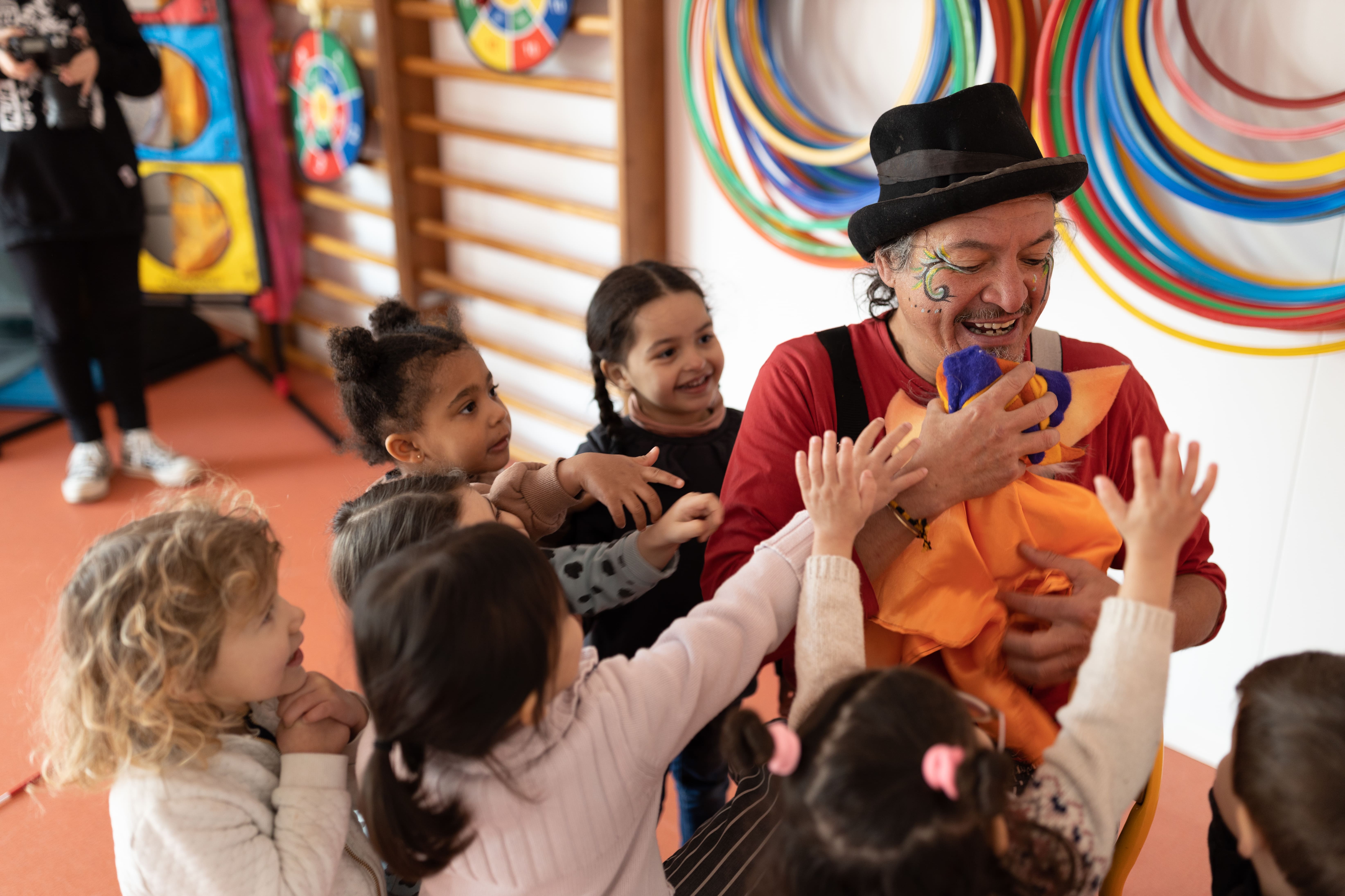 Kiko et Gigi ont rencontré les élèves de l'école Jules Guesde.