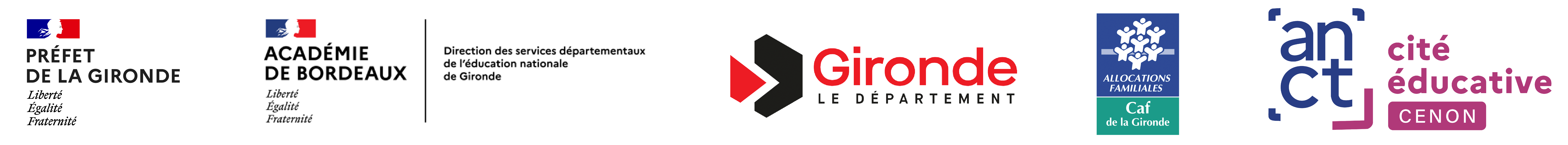 Bandeau des Logos des financeurs