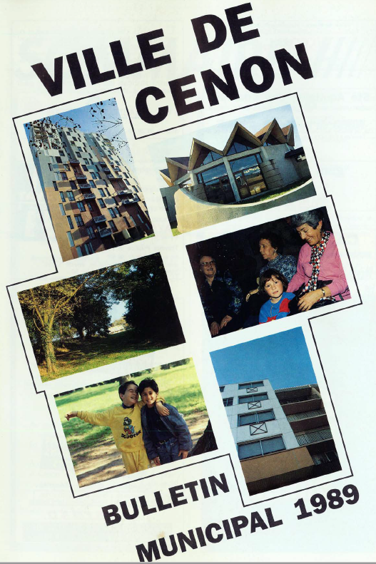 Une du bulletin municipal 1989