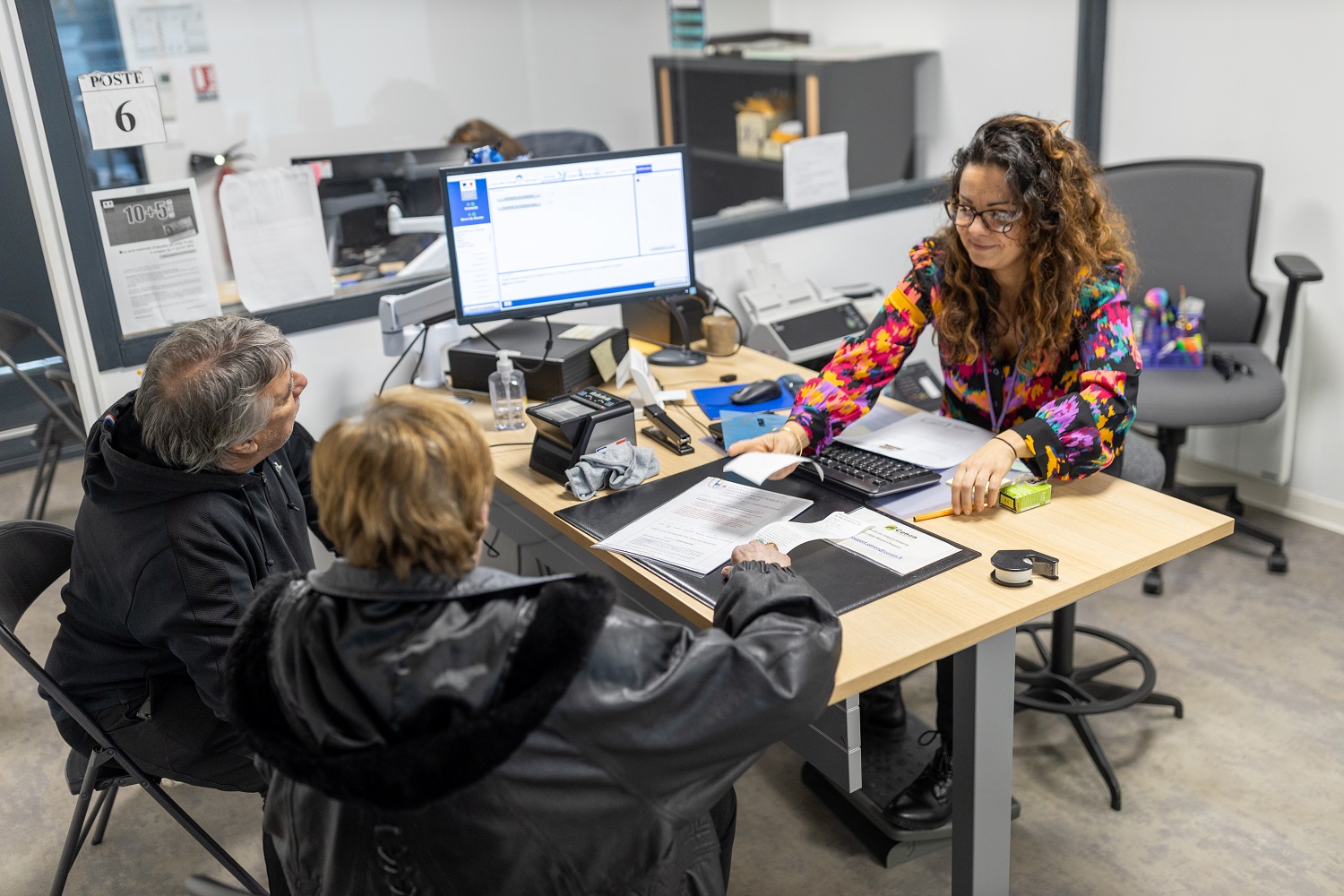 accueil état civil à la Maison citoyenne