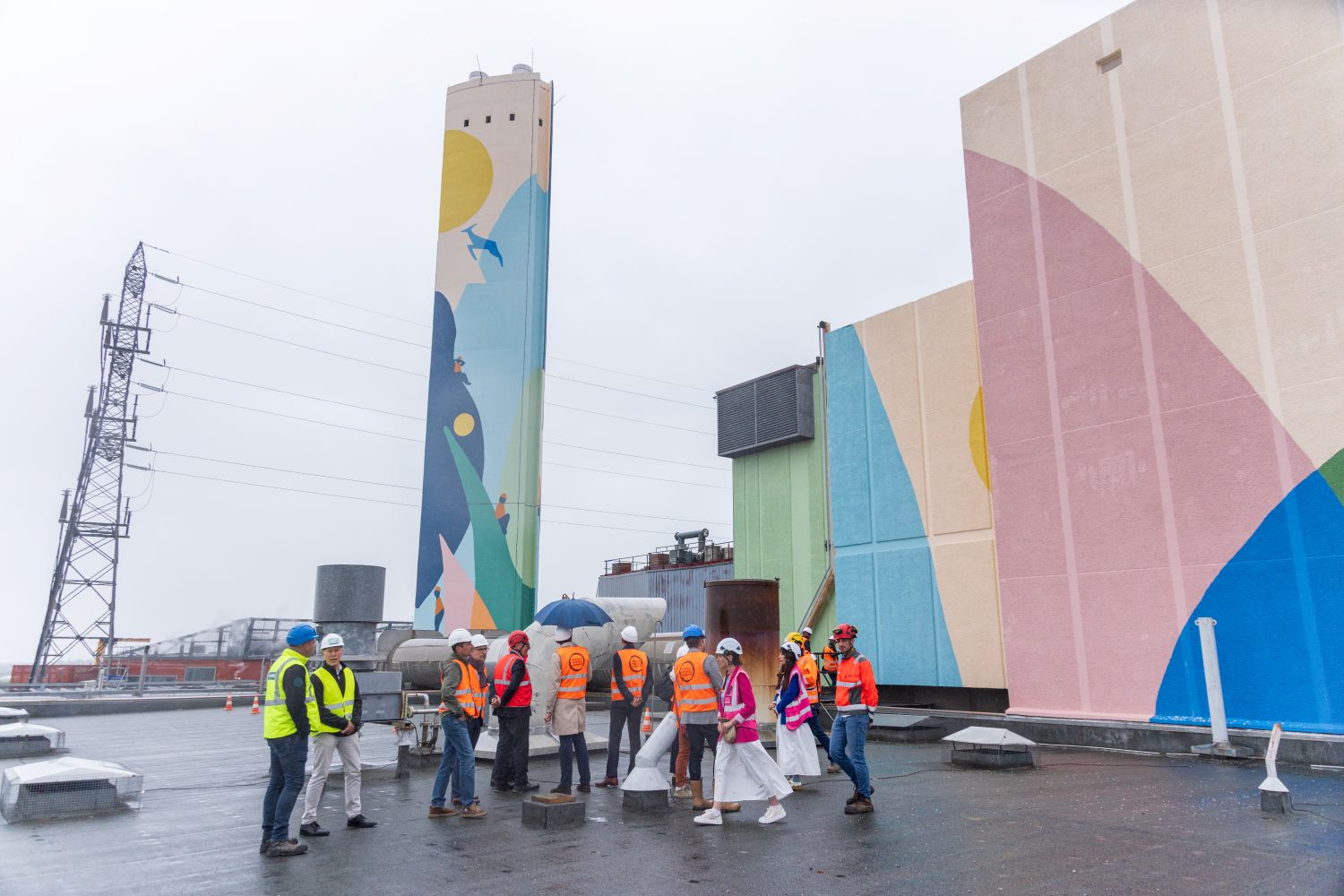 Inauguration de la fresque