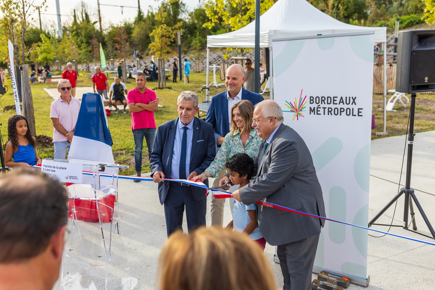 inauguration de la place de la Demi-Lune