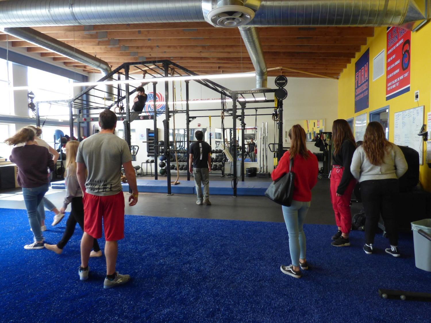 Visite des installations sportives