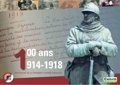 Couverture du livret du Centenaire de la Grande Guerre à Cenon