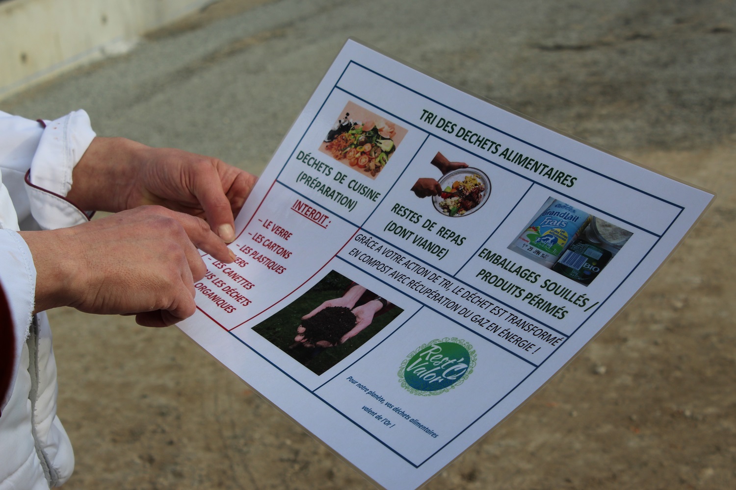 biodéchets alimentaires traités par Restovalor