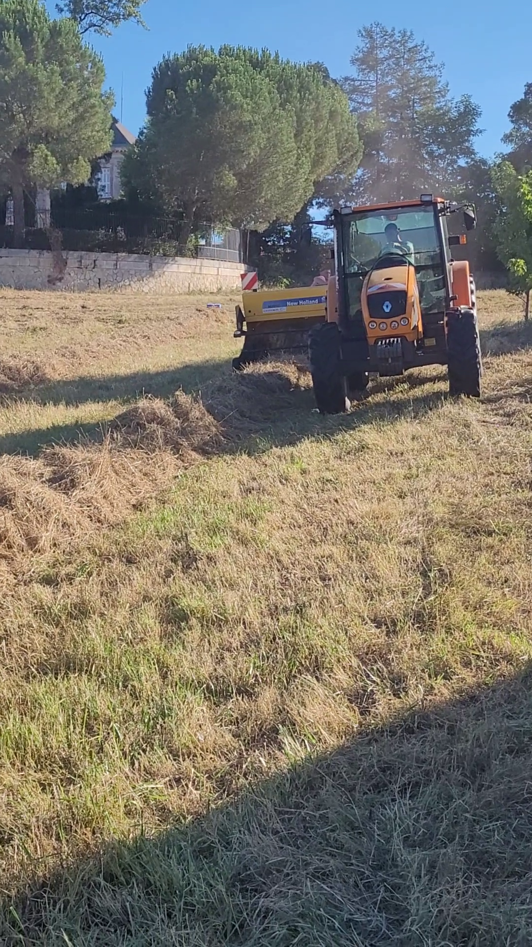 Fenaison de la prairie Tranchère