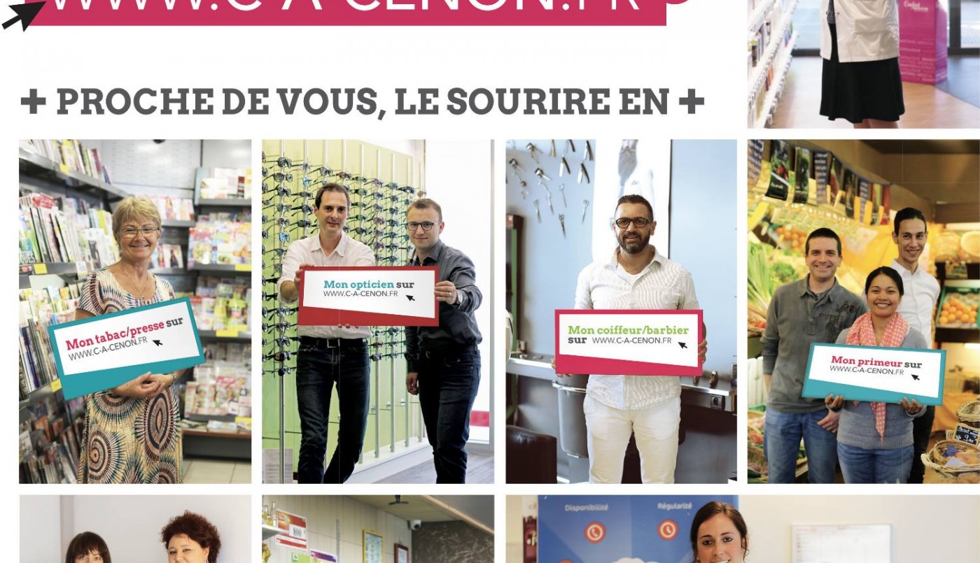 Les commerces à Cenon