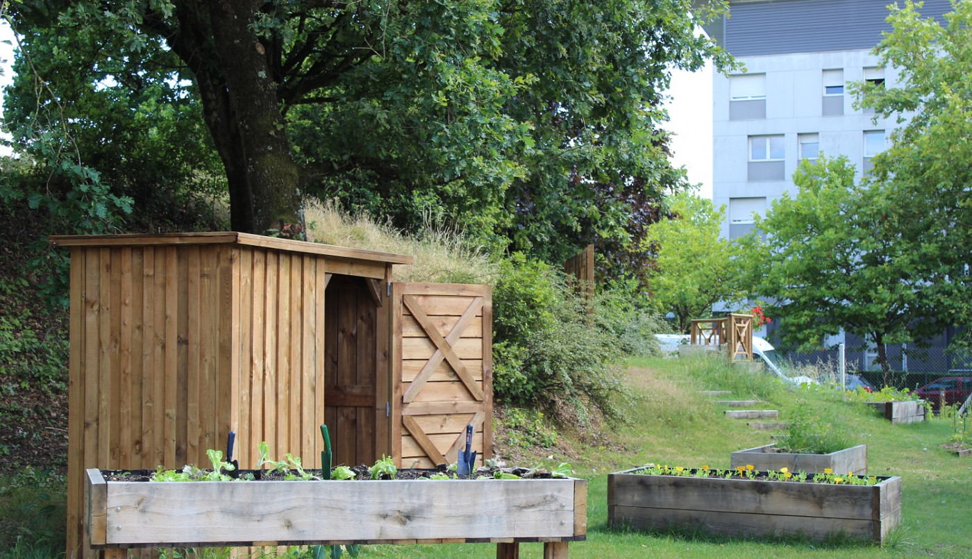 A la Marègue, le Jardin d'RV : un nouvel espace vert de 2500m²