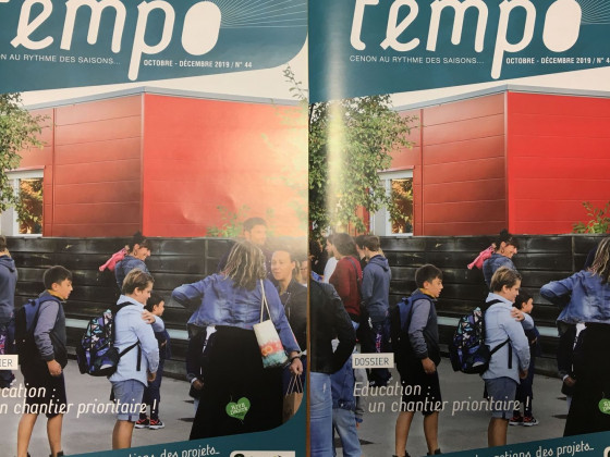 une du magazine municipale de Cenon numéro 44