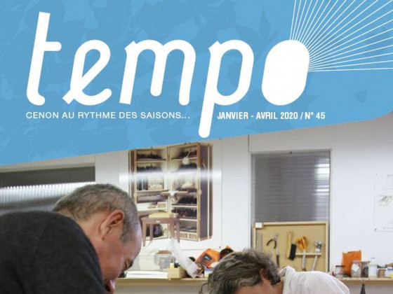 photo de la une du magazine municipal de cenon numéro 45