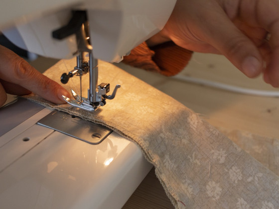 ça pique à la machine à l'espace textile !