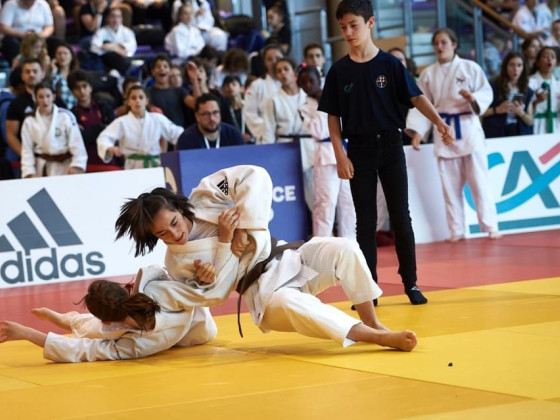 Madeleine Dalmasso a offert le premier titre national de l'histoire à la section judo de l'US Cenon 