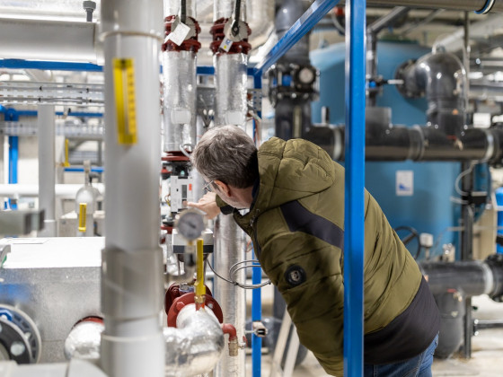 chaufferie complexe aqualudique Elodie Lorandi