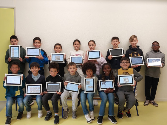 Elèves ayant participé au tournoi d'échecs