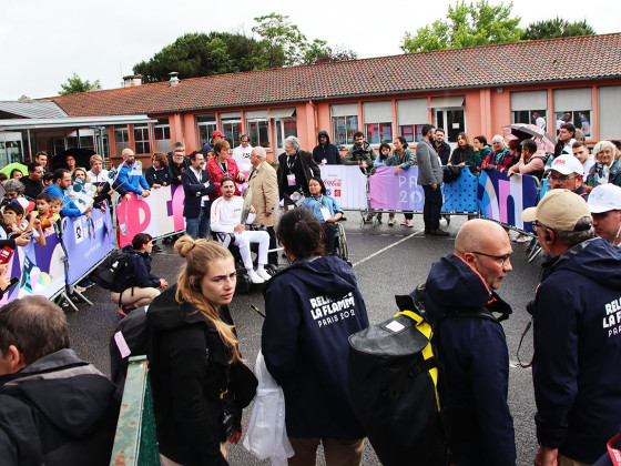 Vu d'ensemble flamme olympique 
