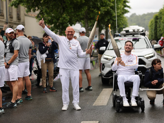 relai de la flamme olympique