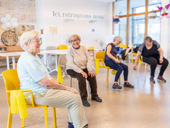 gym douce à la résidence autonomie Pelletan